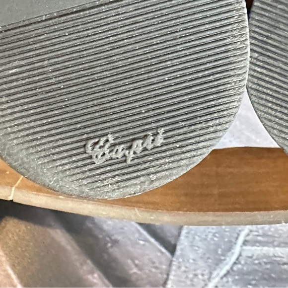 Marco Vicci Boots 10.5 Mustard Tan Suede & Leather Ankle Zip Close Strap Detail - Picture 7 of 16